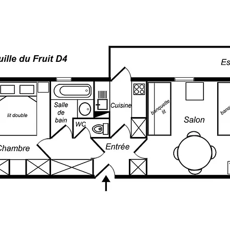 Aiguille Du Fruit Bas - 2 Pieces - Balcon Sud Mae-7640 Les Allues