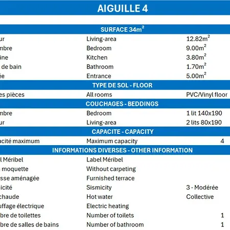 Résidence Aiguille Du Fruit Bas - 2 Pièces Renové, Balcon Sud Mae-7640 Apartamento *